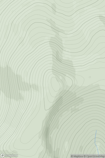 Thumbnail image for Carn nan Gobhar [Kyle of Lochalsh to Garve] showing contour plot for surrounding peak